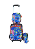 Kit Mochila Infantil Escolar Menino Menina Criança 3D