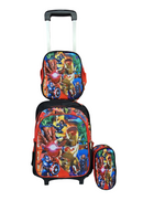 Kit Mochila Infantil Escolar Menino Menina Criança 3D