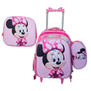 Kit Mochila Infantil Escolar Menino Menina Criança 3D