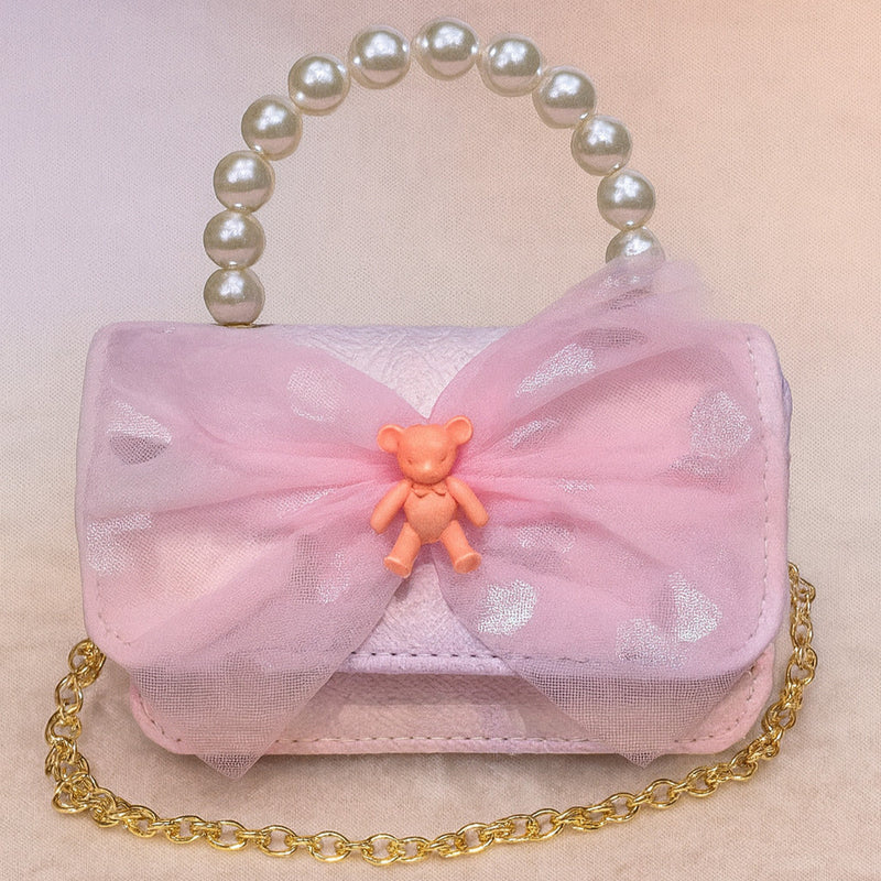 Bolsa Infantil Menina Criança Ursinho Bolsinha Pequena Feminina Blogueira Festa Ombro Passeio