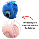 Mochila Stitch Pelúcia Infantil