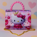 Bolsa Infantil Menina Hello Kitty Criança Feminina Bolsinha Pequena Blogueira Festa Ombro
