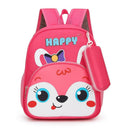 Mini Mochila Infantil Animais (Estojo Grátis)