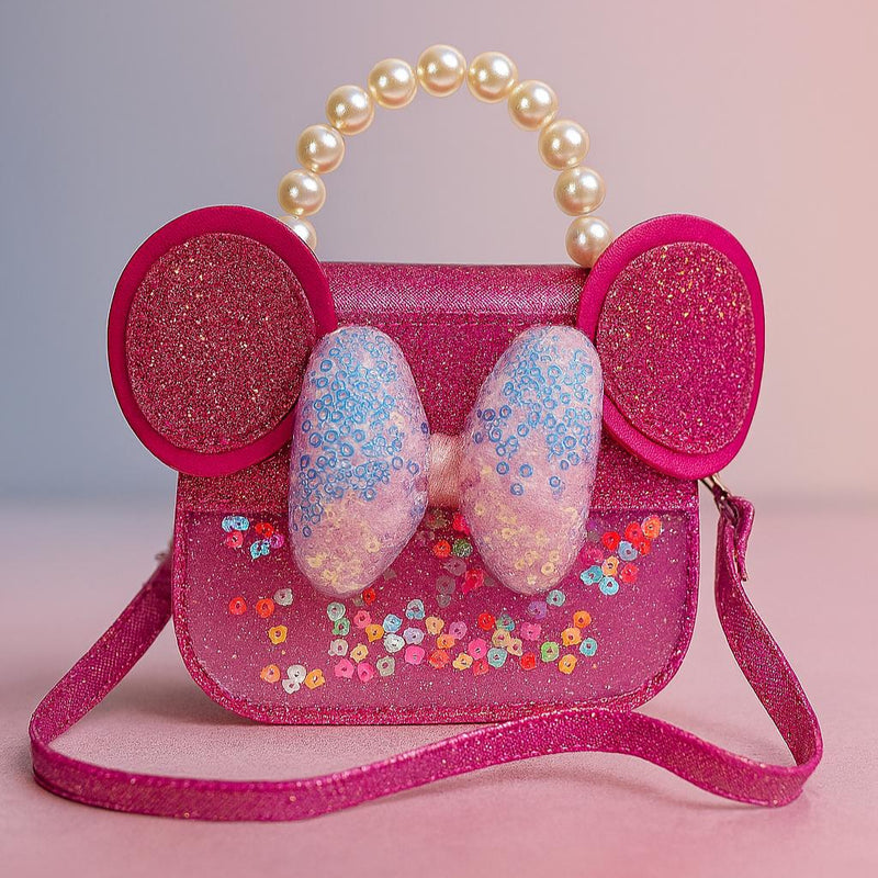Bolsa Infantil Menina Criança Minnie Disney Bolsinha Pequena Feminina Blogueira Festa Ombro Passeio