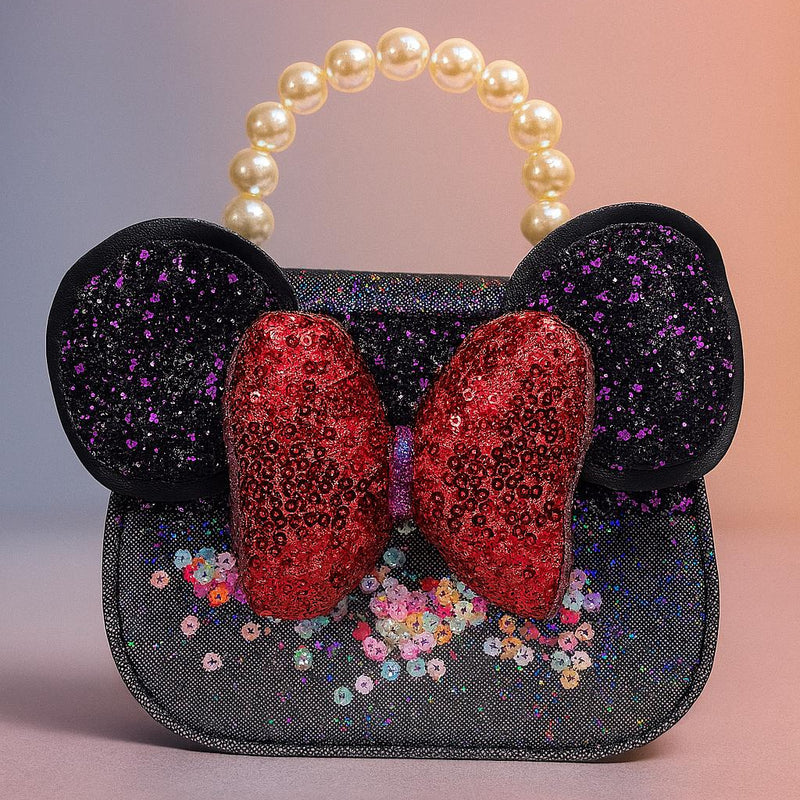 Bolsa Infantil Menina Criança Minnie Disney Bolsinha Pequena Feminina Blogueira Festa Ombro Passeio