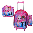 Kit Mochila Infantil Escolar Menino Menina Criança 3D