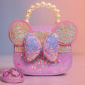 Bolsa Infantil Menina Criança Minnie Disney Bolsinha Pequena Feminina Blogueira Festa Ombro Passeio