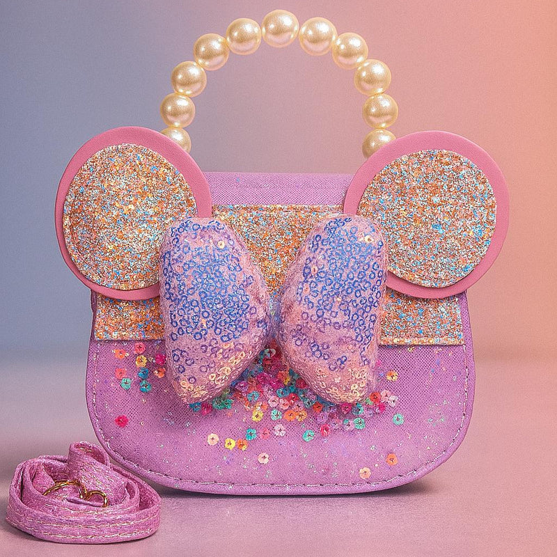 Bolsa Infantil Menina Criança Minnie Disney Bolsinha Pequena Feminina Blogueira Festa Ombro Passeio