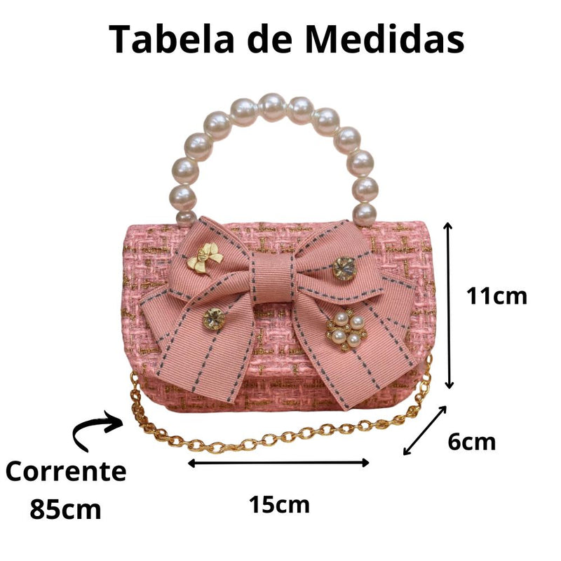 Bolsa Infantil Menina Criança Bolsinha Pequena Feminina Blogueira Festa Ombro Passeio