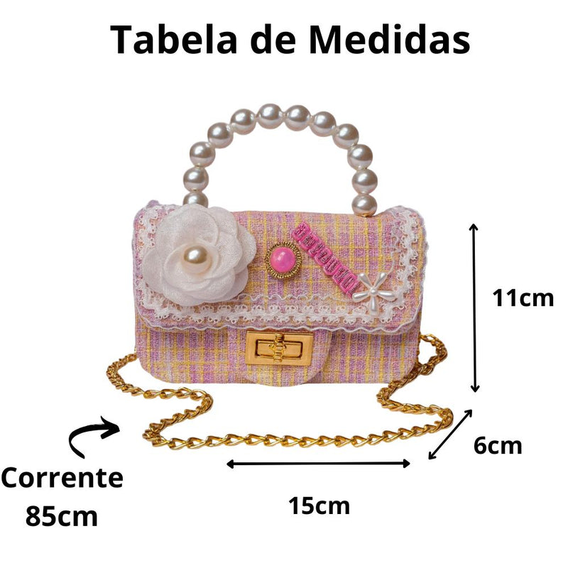 Bolsa Infantil Menina Criança Bolsinha Pequena Feminina Blogueira Festa Ombro Passeio