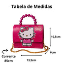 Bolsa Infantil Menina Hello Kitty Criança Feminina Bolsinha Pequena Blogueira Festa Ombro