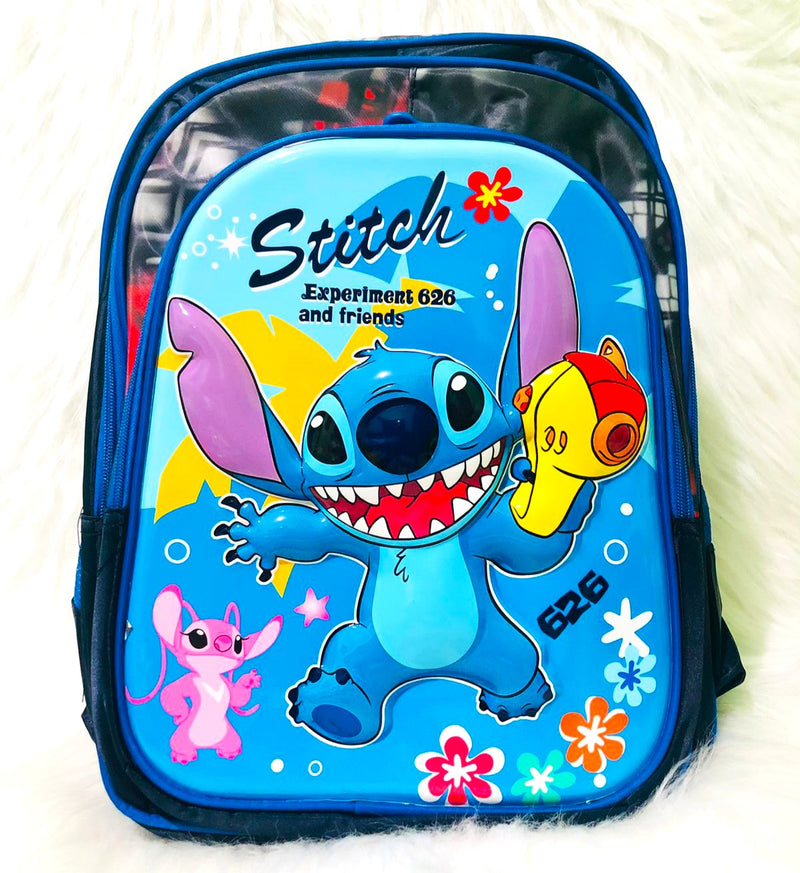 Mochila Stitch Infantil Escolar Grande