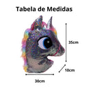Mochila Infantil Unicórnio Pelúcia