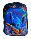 Mochila Stitch Infantil Escolar Grande