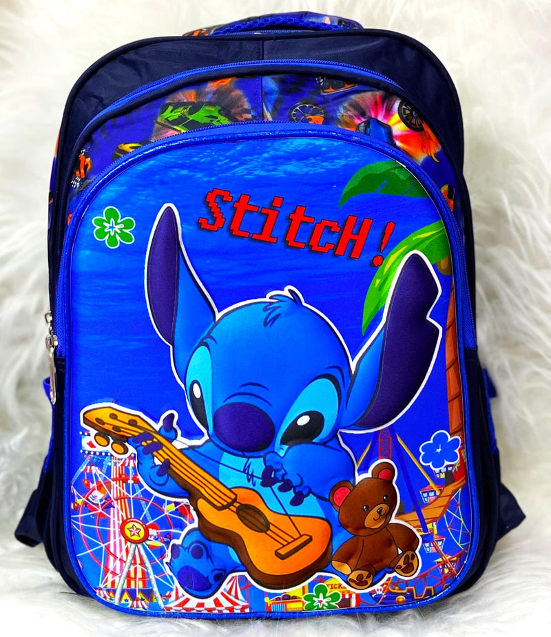 Mochila Stitch Infantil Escolar Grande