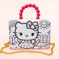 Bolsa Infantil Menina Hello Kitty Criança Feminina Bolsinha Pequena Blogueira Festa Ombro