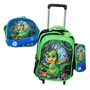 Kit Mochila Infantil Escolar Menino Menina Criança 3D