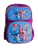 Mochila Infantil Escolar 3D Alto Relevo Feminino Grande Com Led