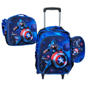 Kit Mochila Infantil Escolar Menino Menina Criança 3D