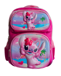 Mochila Infantil Escolar 3D Alto Relevo Feminino Grande Com Led