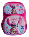 Mochila Infantil Escolar 3D Alto Relevo Feminino Grande Com Led