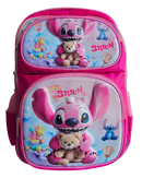 Mochila Infantil Escolar 3D Alto Relevo Feminino Grande Com Led