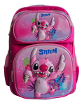 Mochila Infantil Escolar 3D Alto Relevo Feminino Grande Com Led