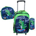 Kit Mochila Infantil Escolar Menino Menina Criança 3D