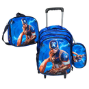 Kit Mochila Infantil Escolar Menino Menina Criança 3D