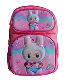 Mochila Infantil Escolar 3D Alto Relevo Feminino Grande Com Led