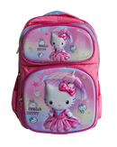 Mochila Infantil Escolar 3D Alto Relevo Feminino Grande Com Led