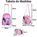 Kit Mochila Infantil Escolar Menino Menina Criança 3D