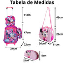 Kit Mochila Infantil Escolar Menino Menina Criança 3D